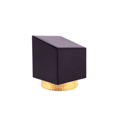 30*37mm Irregularity Square Perfume Bottle Lids Metal Type