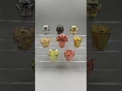 Flower shaped cap videos