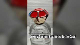 Luxury Custom Zinc Alloy Cosmetic Bottle Caps Wholesale