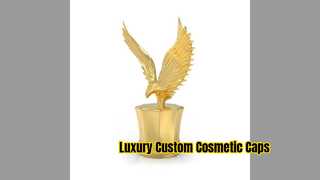 Luxury Zinc Alloy Cosmetic Bottle Caps Custom Design