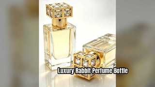 Luxury Rabbit Perfume Bottle Refillable Glass Container